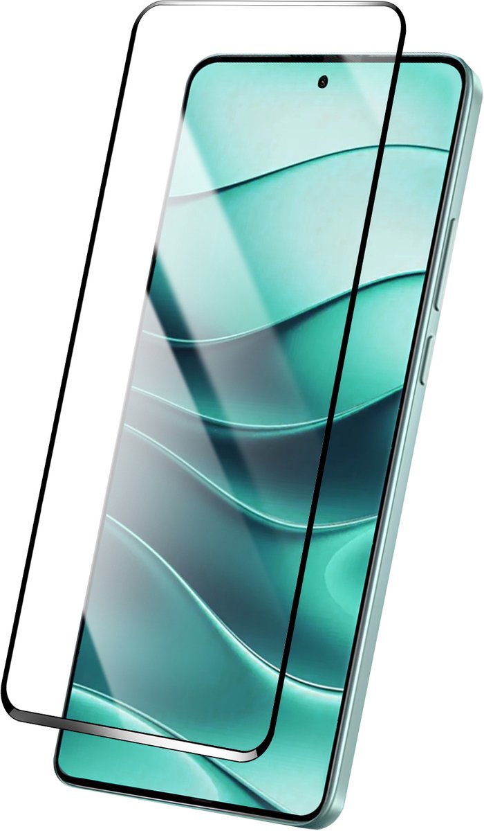 Avizar Gehard glas Geschikt voor Xiaomi Redmi Note 14 5G / 4G Antikrasbestendig, Zwart