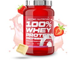 Scitec Nutrition® - 100% Whey Protein Professional (920 gram - Strawberry/White Chocolate) - Aardbei/Witte chocolade - 30 eiwitshakes - Premium proteine poeder - eiwitpoeder met aminozuren
