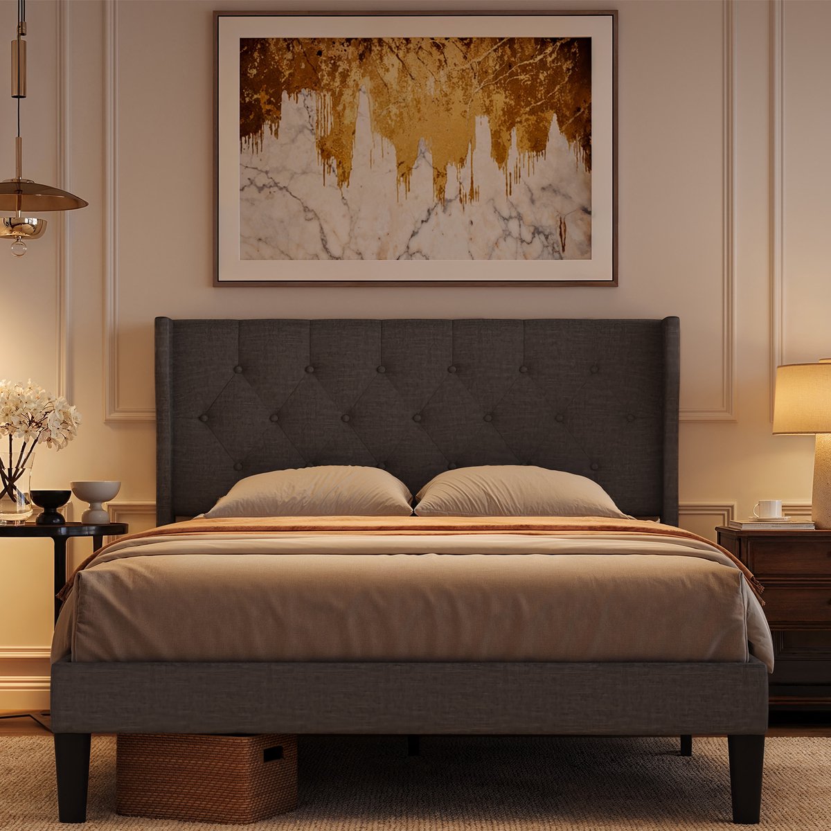Bed 140 X 200 Cm Met Led-verlichting En Opbergruimte, Bed Met Led Verlichting En Opbergruimte Bed Met Opbergruimte Usb En Type C Lattenbodem Tweepersoonsbed Pu Zwart