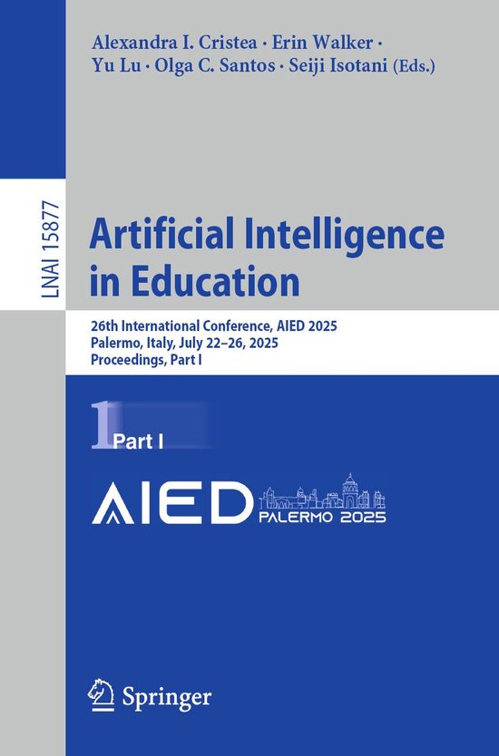 Lecture Notes in Artificial Intelligence 1 - Artificial Intelligence in Education