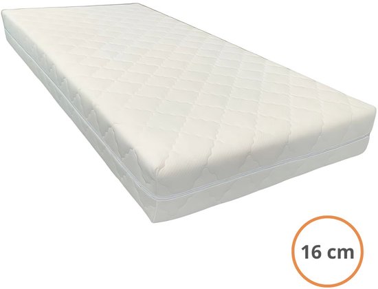 Slaaploods.nl Galaxy - Koudschuim Matras - 70x210x16 cm - Eenpersoons - Hard