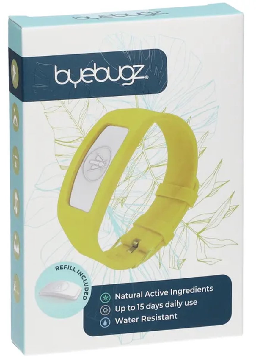 ByeBugz Anti-Insecten Bangles Crushed Lime