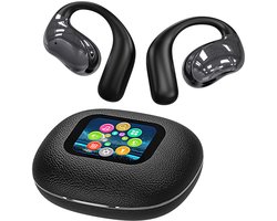 REFTTENW Vertaal oordopjes - AI Vertaler Draadloze Oordopjes – Met Noise cancelling - Draadloze Oordopjes met Vertaalfunctie – 144 Talen – Simultaan Tolken – Met LCD Display – Reiskoptelefoon