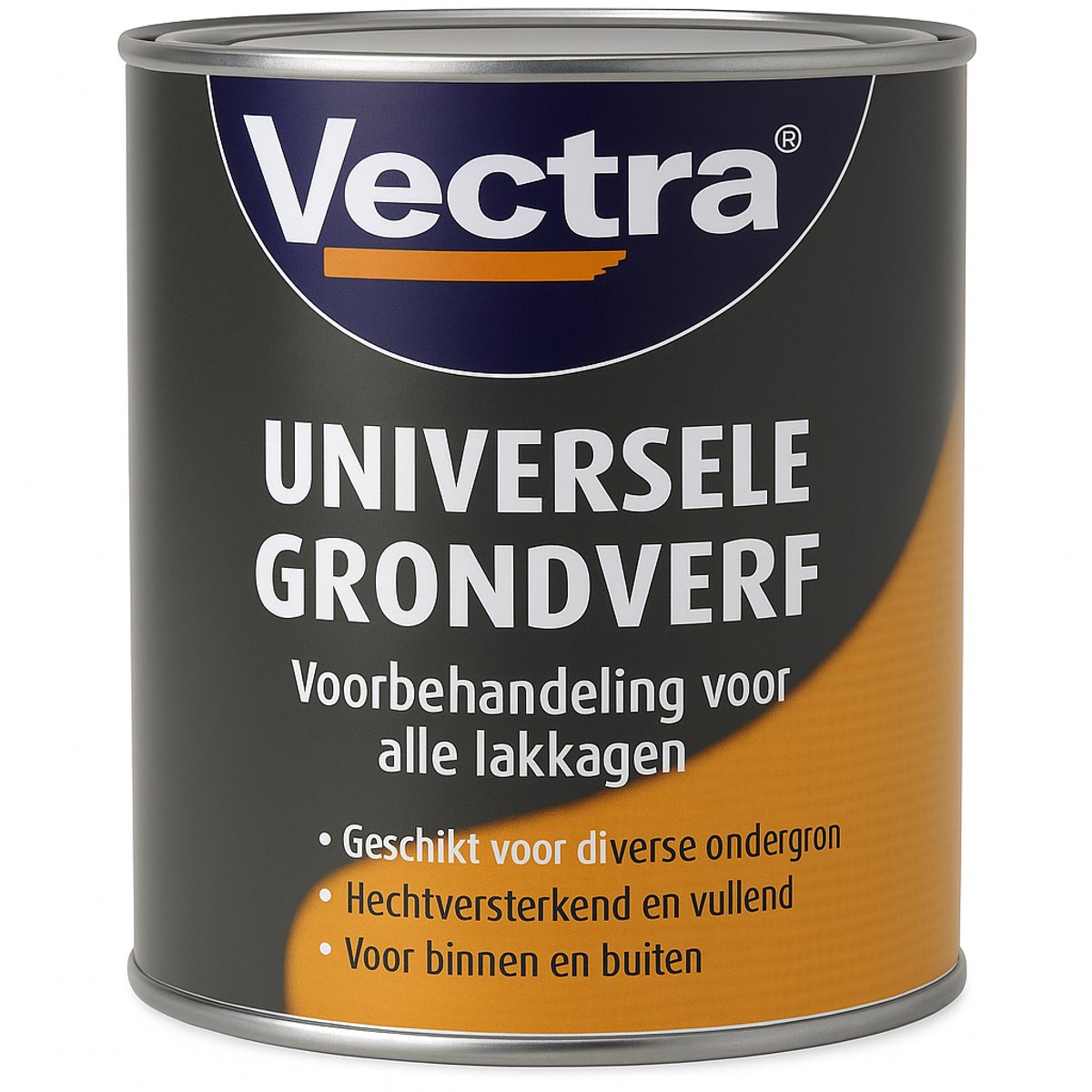 Vectra Universele Voorstrijkverf – Wit – Zijdeglans – 750 ml - 3 stuks