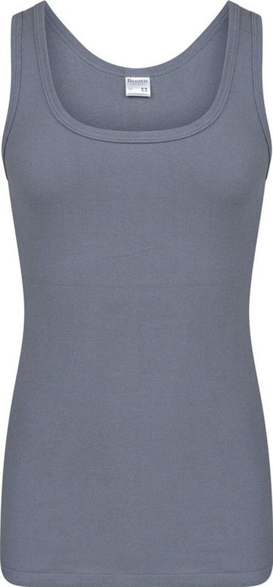 Beeren heren onderhemd 100% katoen - singlet steel grey, M3000, Maat L
