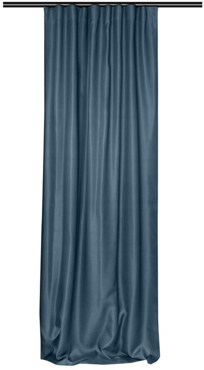 Home Style Kant en Klaar Gordijn – Verduisterend – Met Ringen – 135x260 cm – Marineblauw