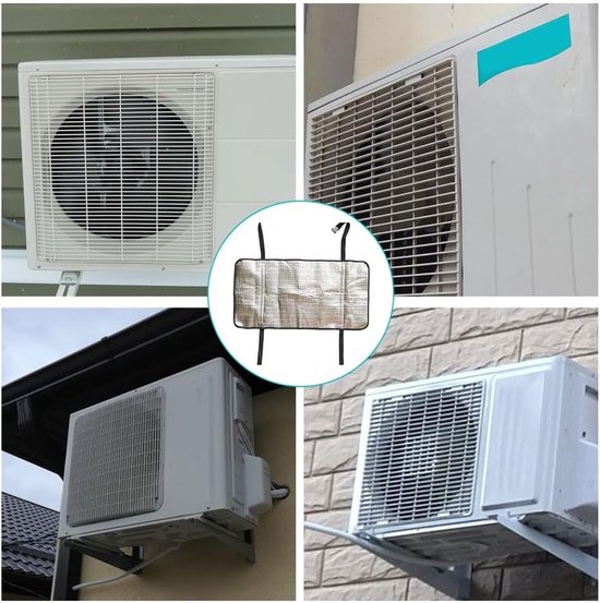 Beschermhoes voor Buiten Airconditioningseenheden - Aluminium - 80 x 40cm van Merkloos	 — afbeelding 4