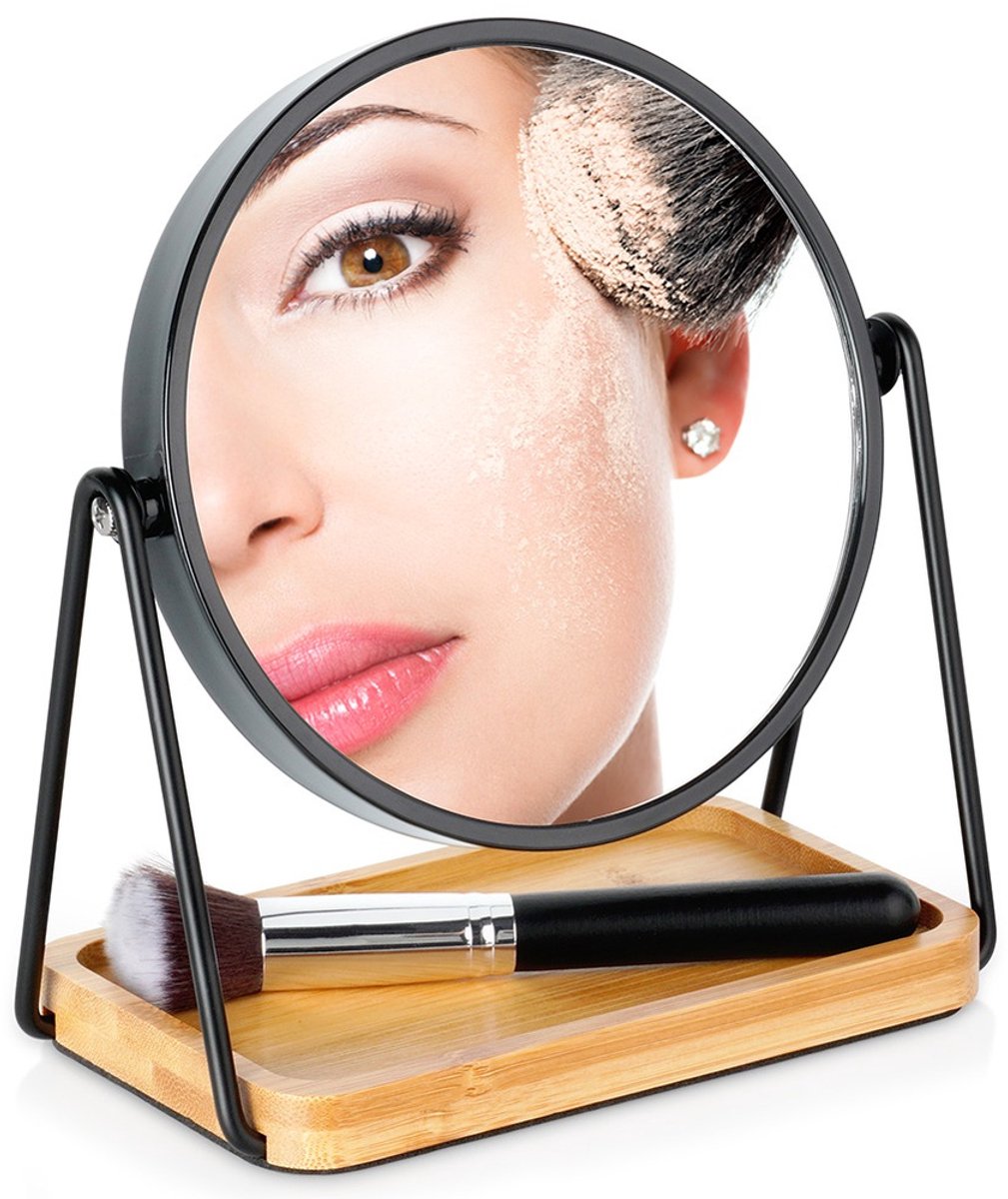 Make-Up Spiegel Dubbelzijdige 18,5x10,5x20 cm - Scheerspiegel - Make Up - Scheerspiegel