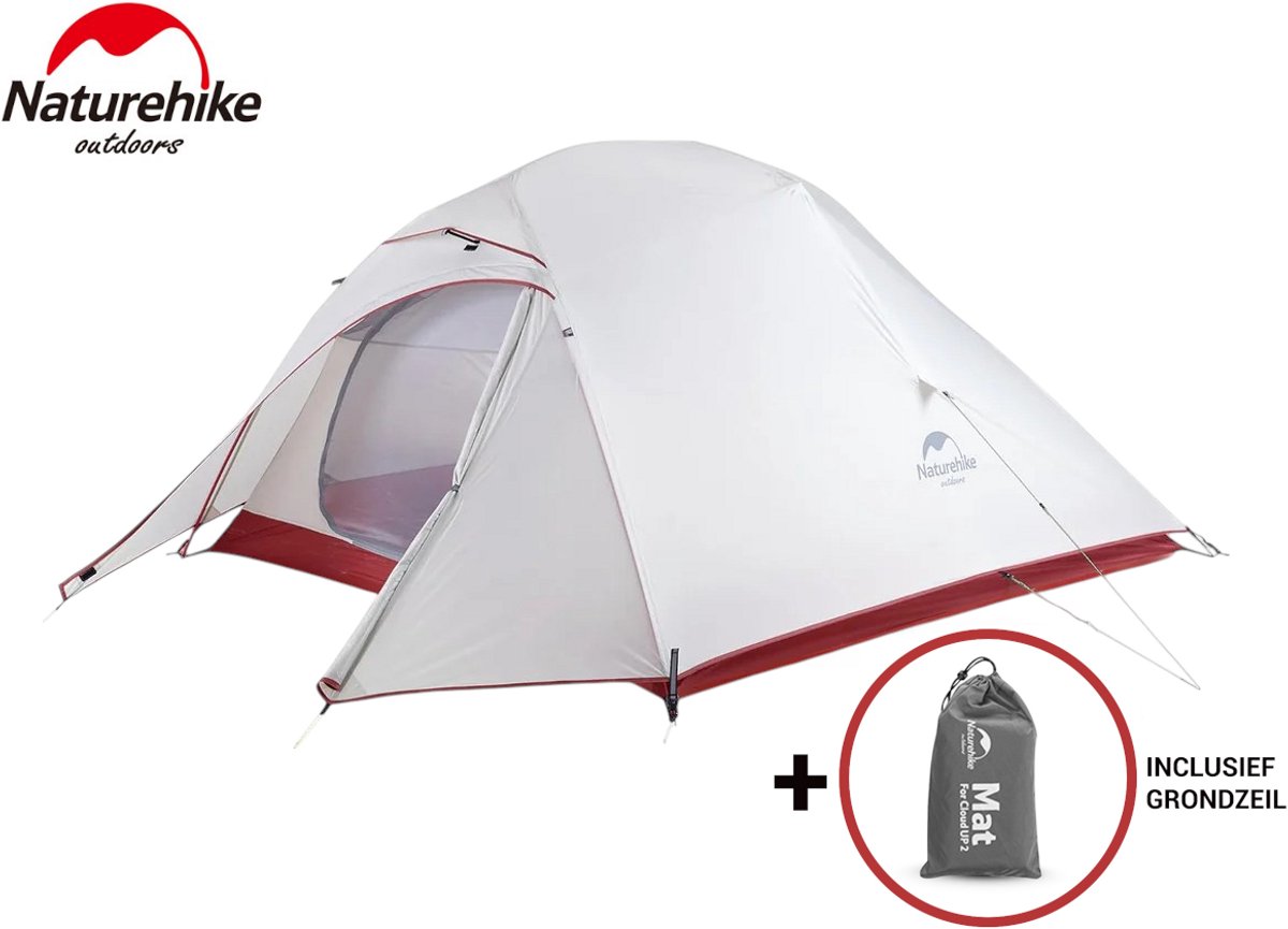 Bol.com Naturehike Cloud Up 3 Upgraded – 3 persoons lichtgewicht tent – Waterdichte kampeertent – 20D 4000MM – Inclusief grondze... aanbieding