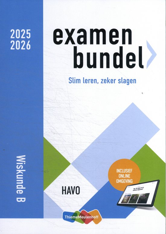 Examenbundel Wiskunde B havo 2025/2026 - cover