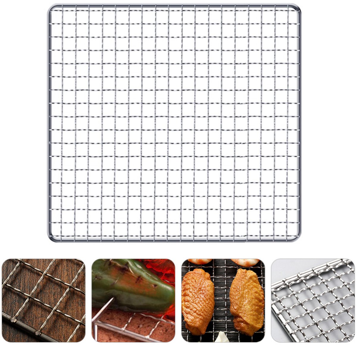 Grid Grillmat Geschikt voor Buitengrill RVS Grill Kinderen