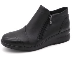 Rieker Dames Enkellaarsje - L4859-00 Zwart - Maat 38