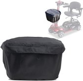 Housse De Pluie Et Filet élastique Pour Panier Vélo – Tissu Oxford Imperméable, Bande Réfléchissante, Universelle – Protection Pluie, Poussière, Boue Et Regards