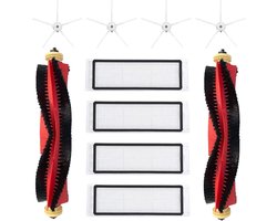 10 stuks Geschikt voor Xiaomi Roborock S5 Max / S6 Pure / S6 Vervangende onderdelen voor MaxV-stofzuigers, HEPA-filter / borstel / doek / doekaccessoires