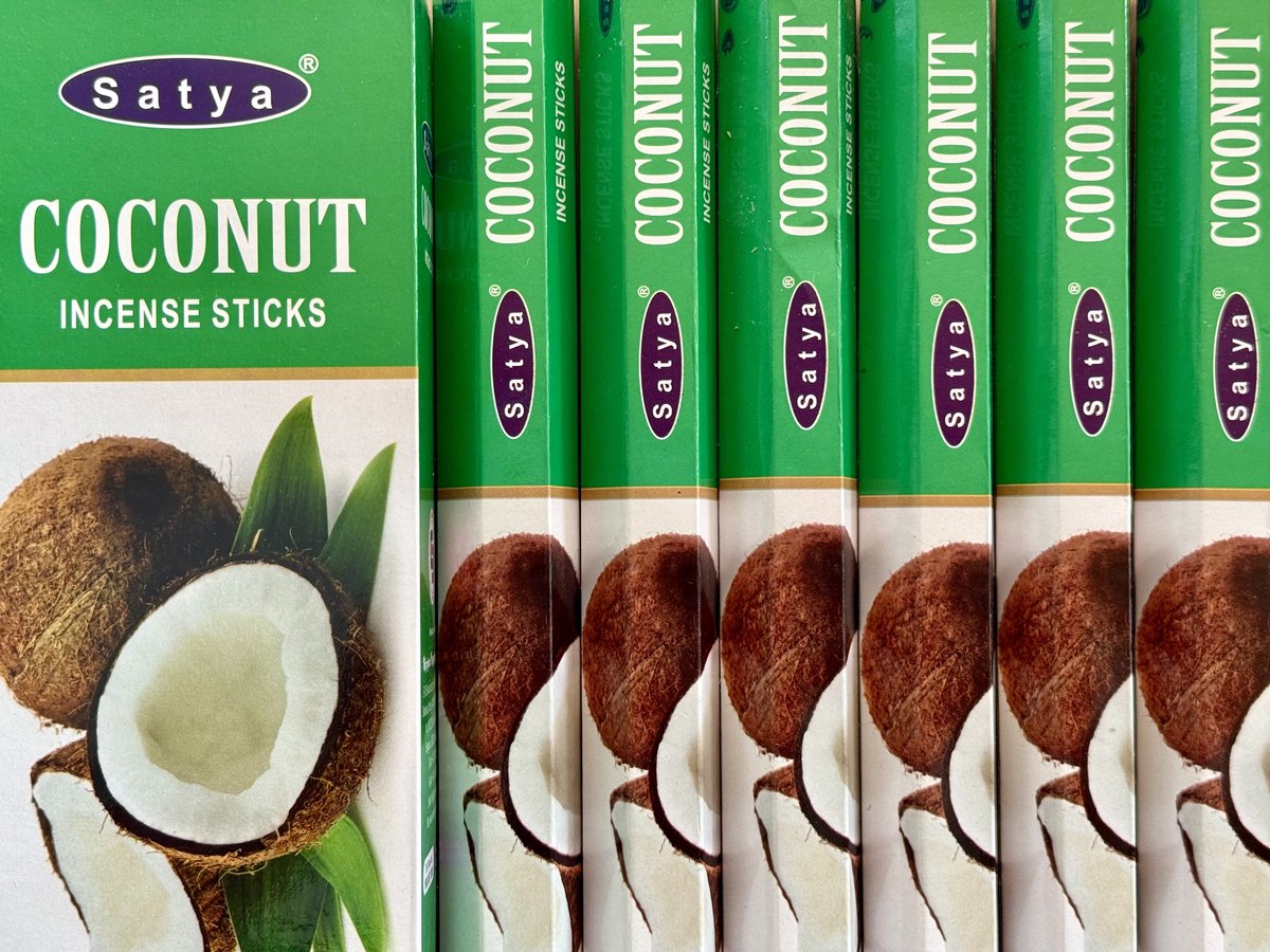 6 Pakjes Coconut Wierook SATYA