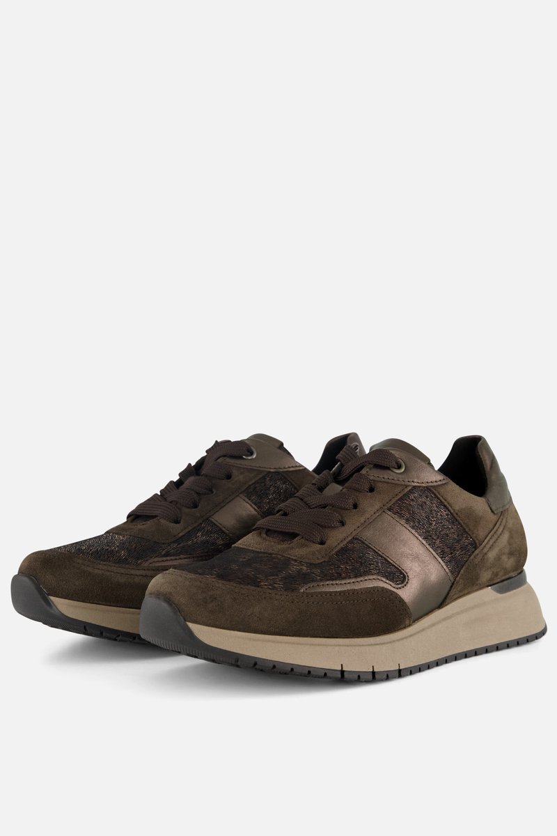 Gabor Sneakers bruin Suede
