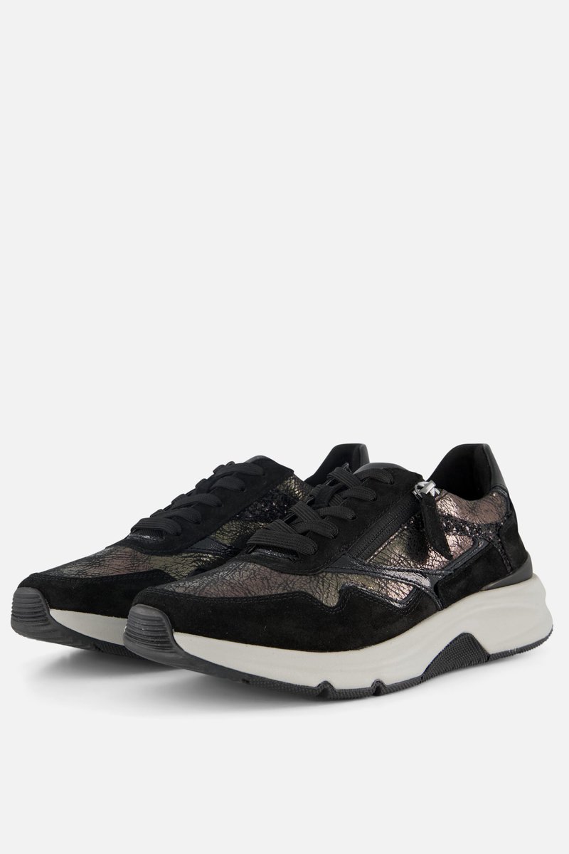 Gabor Rollingsoft Sneakers grijs Textiel - Dames