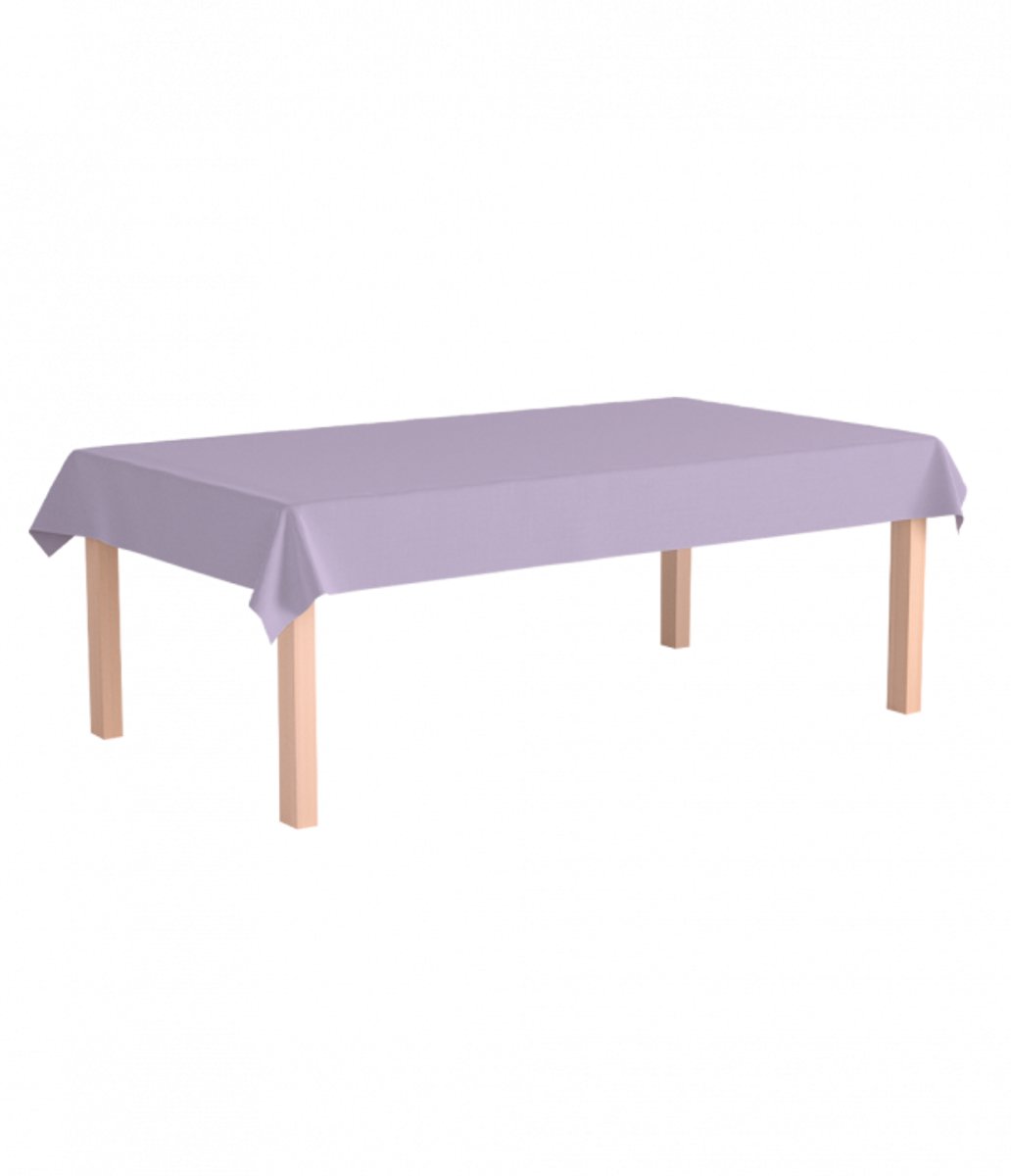 Papier tafelkleed - Pastel paars - 274 x 137cm - Feestjecreatief