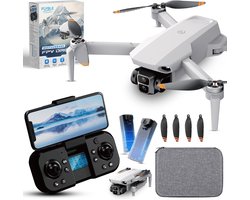 Flyble Mini Drone met Dubbele Camera - 4K - GPS - 50 min Vliegtijd - 3000 Meter - Drones - 2x Accu - Buiten en Binnen
