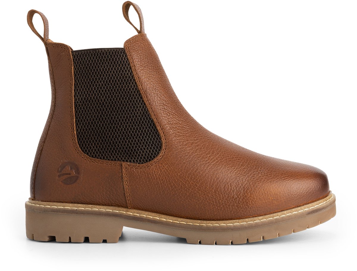 Travelin' Romstad Dames - Chelsea boots - Wolgevoerd - Cognac