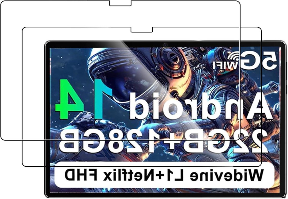 ByShane - Screen Protector voor 10.1 Inch Tablet - HD Clear - Krasbestendig - Anti-vingerafdruk en Blauwlicht bescherming - 2 Stuks