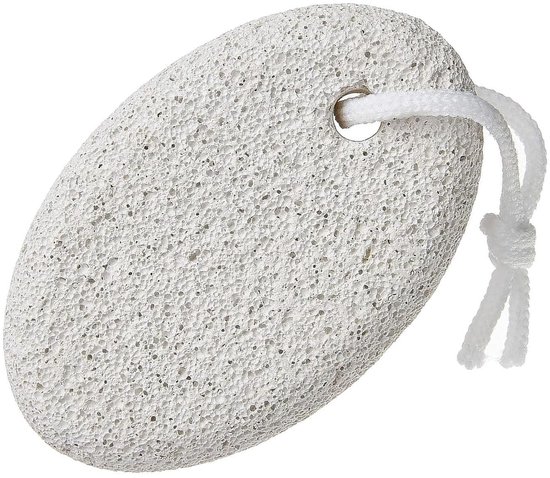 Puimsteen Wit 1st - Eelt - Pumice Stone - 100% Natuurlijk - 9,2cm x 6,1cm x 2,6cm