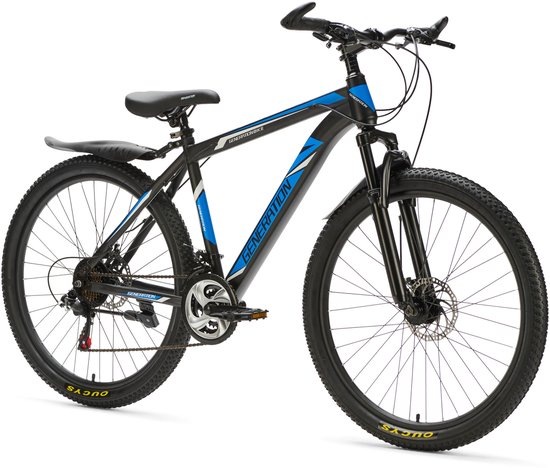 Generation Mountainbike 26 inch Blauw/Zwart - Spatborden — afbeelding 3