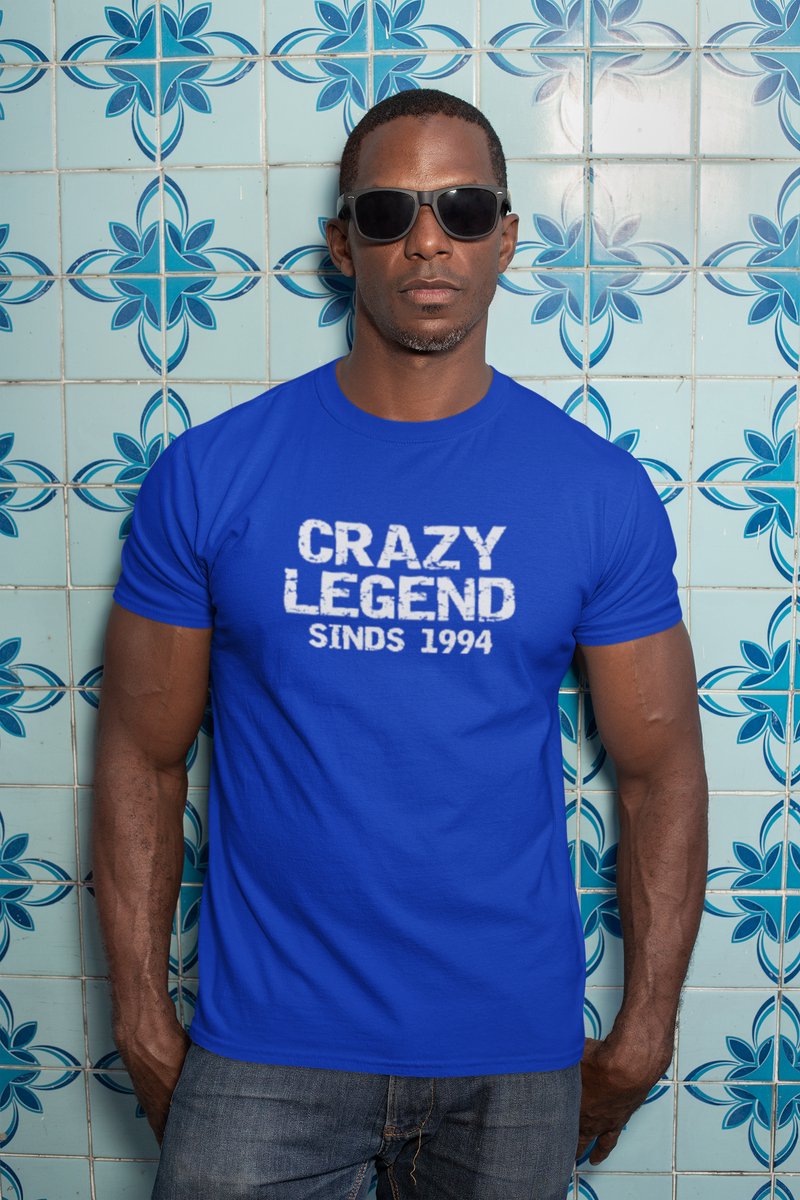 1994 Jaar Blauw T-shirt Heren - Maat S - Legend - Verjaardag Cadeau Mannen - Limited Edition