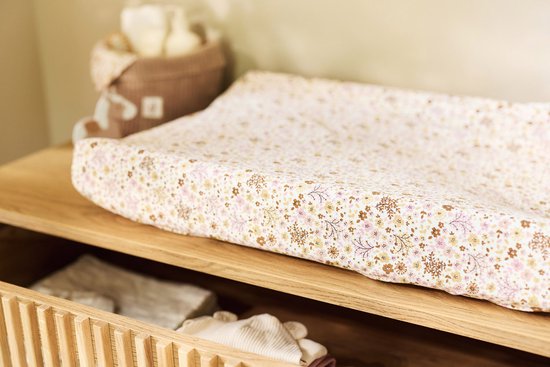 Jollein Aankleedkussenhoes - 50x70cm - Jersey - Flower Fairies — afbeelding 5