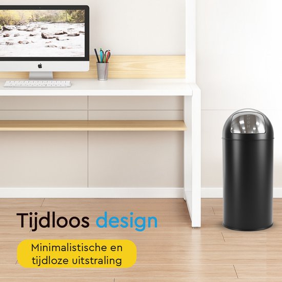 Brabantia Touch Bin 30 liter wit kopen? | Prullenbakken