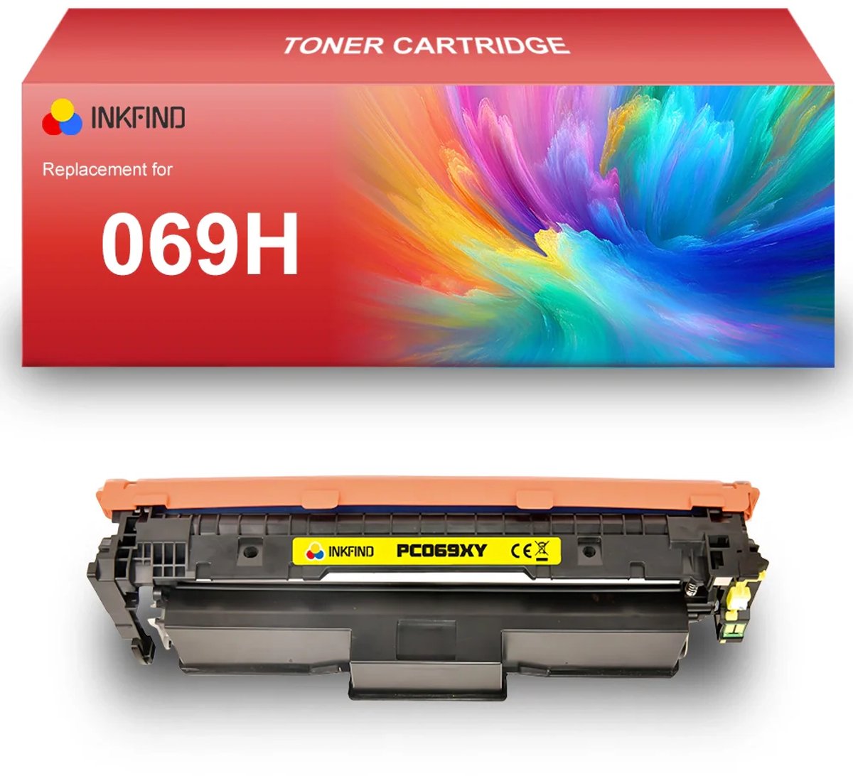 Image of INKFIND 069H Geel tonercartridge compatibel met Canon 069H Geel toner cartridge - 1-pack Geel