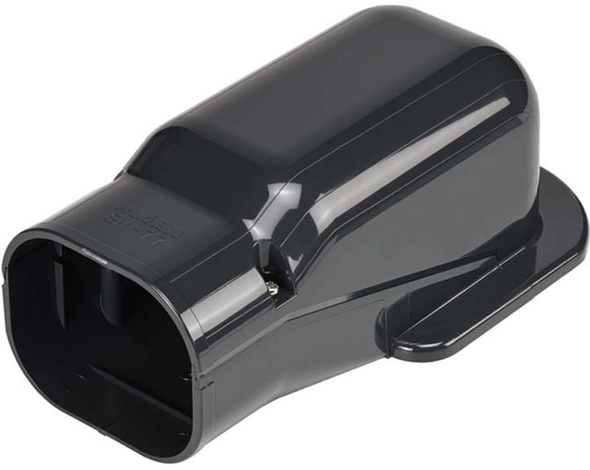 Muurafdekkap PVC Antraciet Inaba Denko SW-77-A 75 mm
