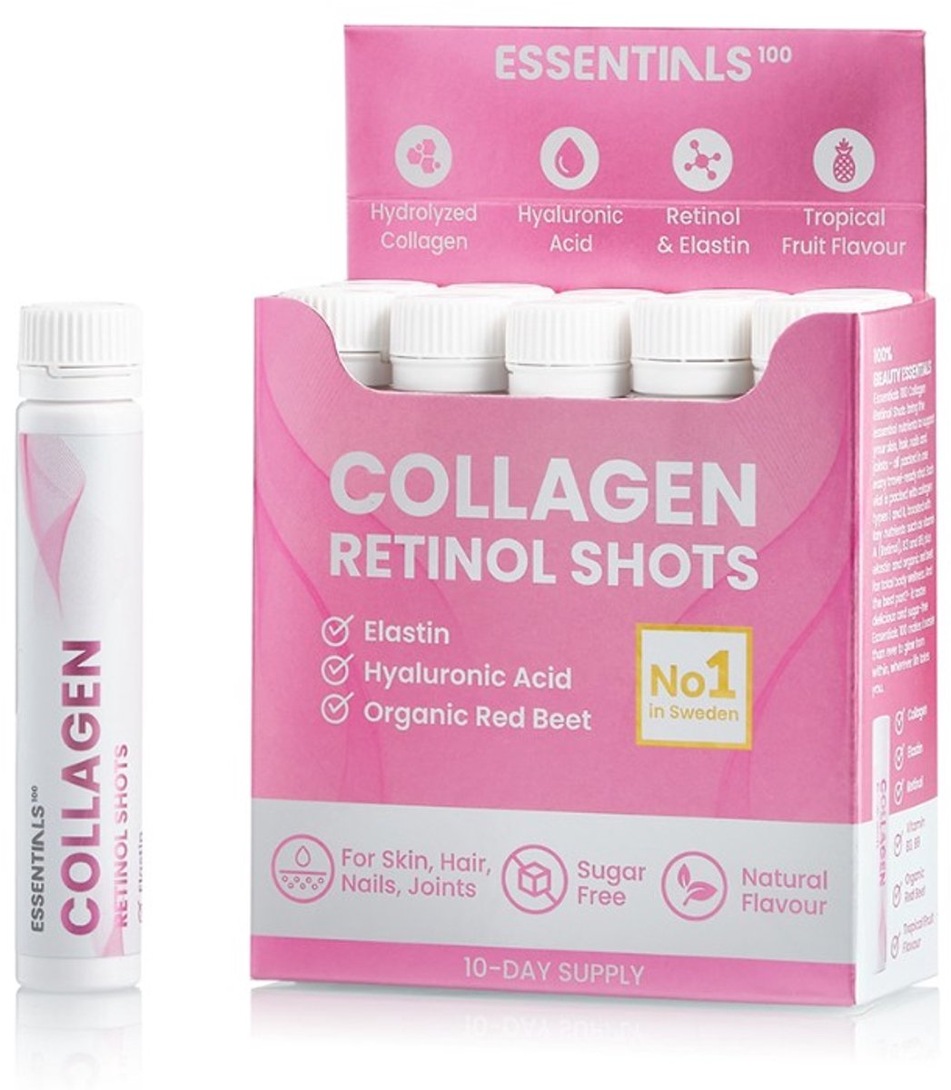 ESSENTIALS 100 Collagen Retinol Shots (10-Pack)