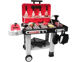 Zoem Speelgoed BBQ met Stoom, Licht en 35 Accessoires