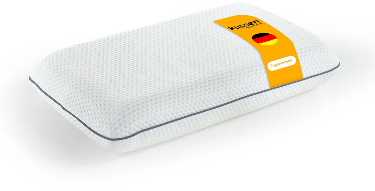 El-Em Home – Hoofdkussen - Orthopedisch Traagschuim Kussen - Ergonomisch Hoofdkussens - Slaapkussen