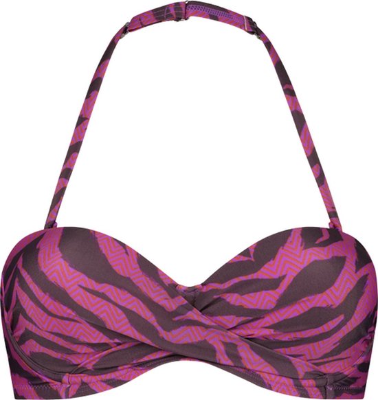 Beachlife Bikinitop - ZigZag Zebra - Maat 36C