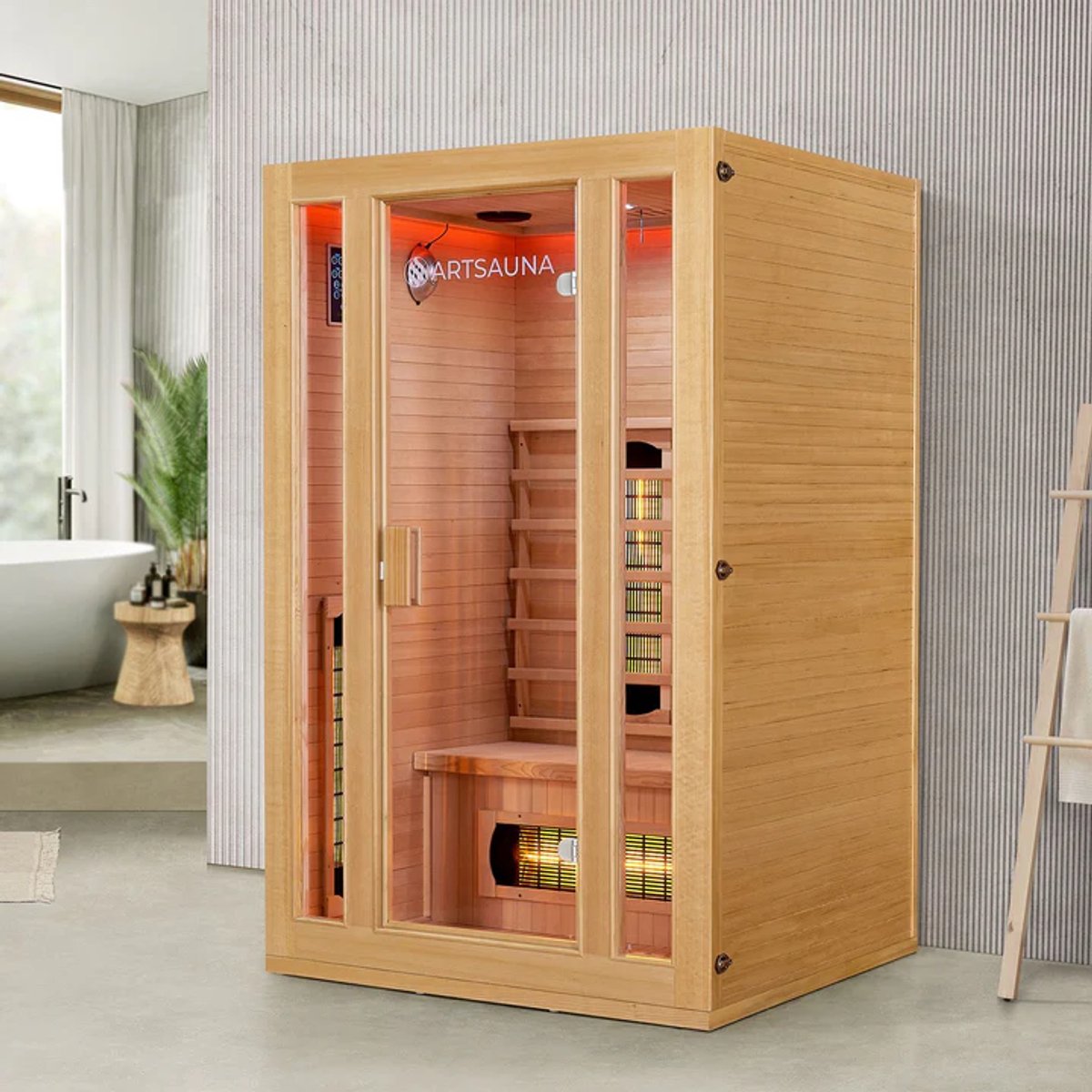 Infraroodcabine Nyborg S120V - 120x105x190cm - Dubbele technologie - 2 personen thumbnail 5