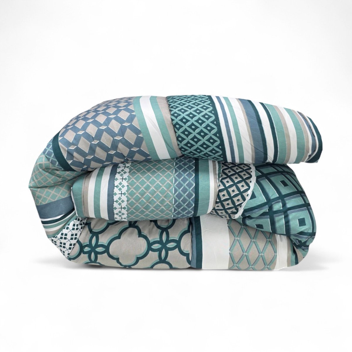 Dekbed bedrukt - Zonder hoes ( 2 in 1 ) - Tweezijdig - 240 x 220 cm - Modern Blue / Zigma
