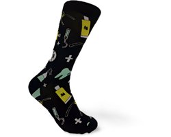ZOETTT Tandarts sokken - Sokken - Leuke sokken - Vrolijke sokken - Tandarts - Tandartsassisten - Mondhygienist - Cadeau - Cadeau voor mannen - Cadeau voor vrouwen - Verjaardag cadeau - Beroepen