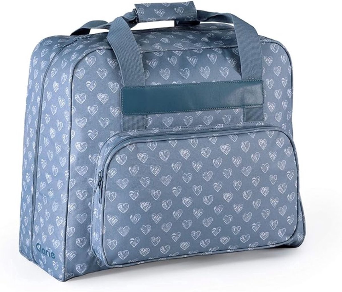 Thuys – Naaimachine Tas – Voor Beginners – Mini – Met Voetpedaal – 42cm x 22cm x 34cm – Blauw