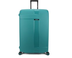 Decent TRANSIT 2.0 Spinner TSA Reiskoffer vaste sluiting 135 liter - Grote maat koffer 82 × 54 × 32,5 - Reiskoffer met wielen - Donkergroen
