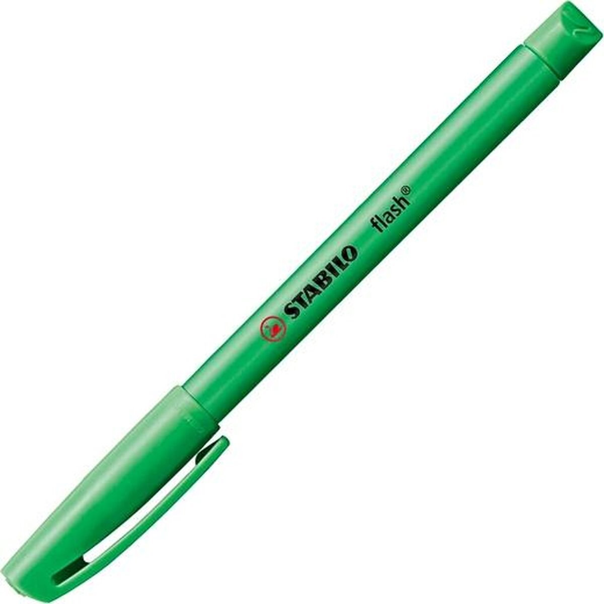 Fluoriscerende Markeerstift Stabilo Flash Groen 10 Stuks