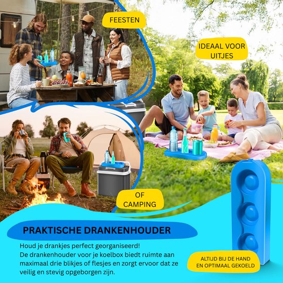 DailySupplies® Koelbox Elektrisch 12v 230 Volt - Cooler Auto en Camping - Frigobox - 24L van DailySupplies — afbeelding 2
