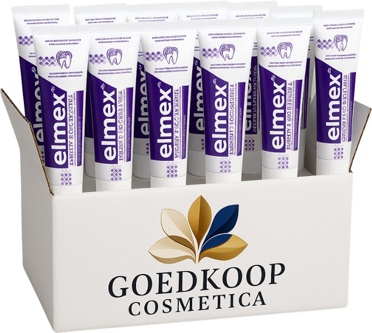 Elmex Tandpasta – Glazuur Protection Professional – Voordeelverpakking 75 ml (12 stuks)