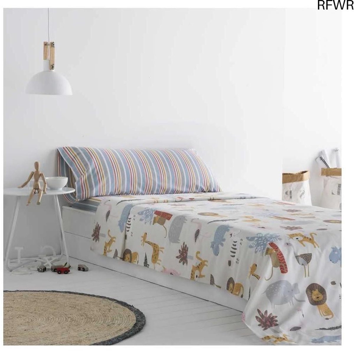 RFWR Kinderbeddengoedset 90 x 190/200 cm - 100% Katoen - Voor een Zachte Slaap zie foto