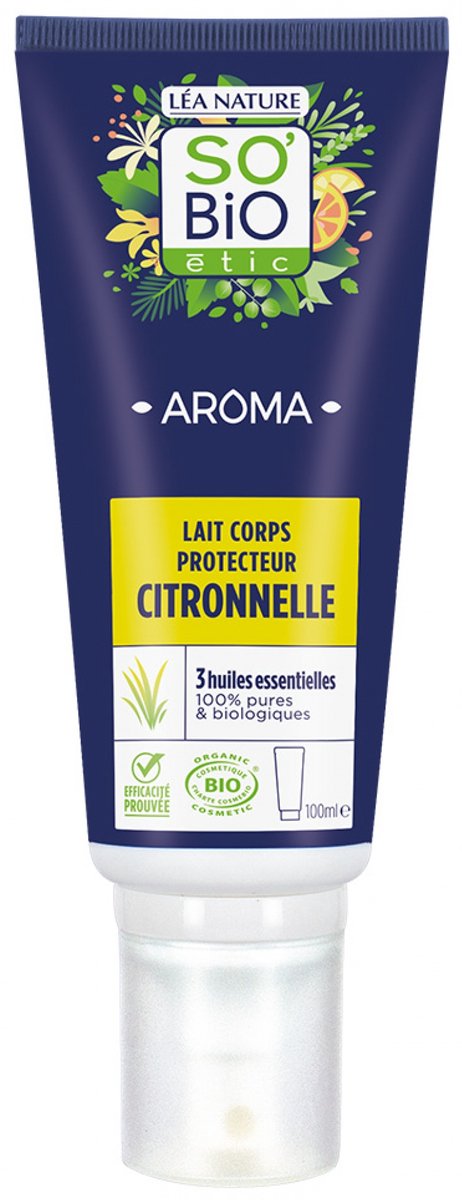 Léa Nature SO BIO étic Aroma Biologische Beschermende Citroengras Lichaamsmelk 100 ml