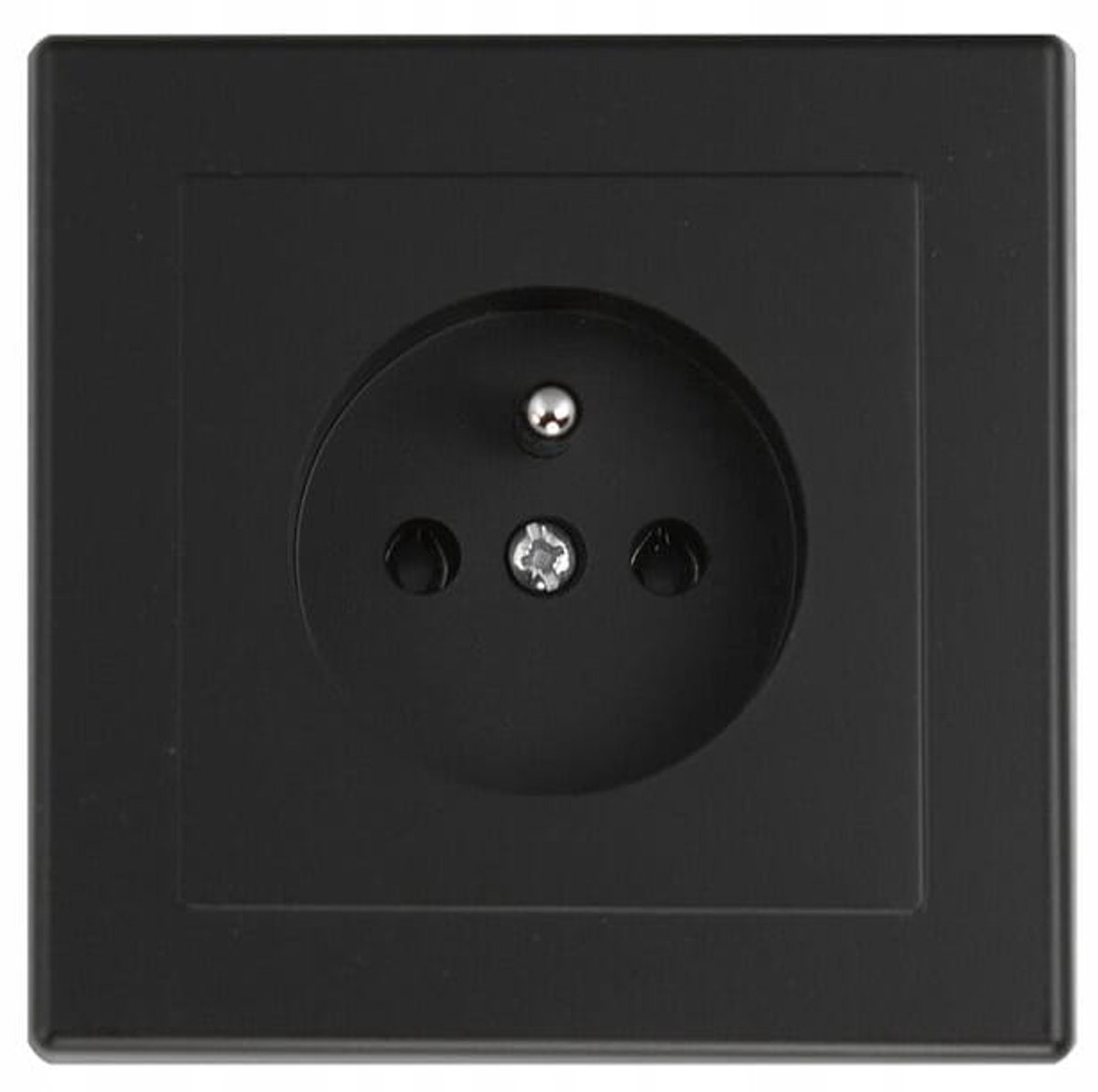 Duwi Jowisz - Enkelvoudig Stopcontact - Zwart Mat - Ondergronds - 16A