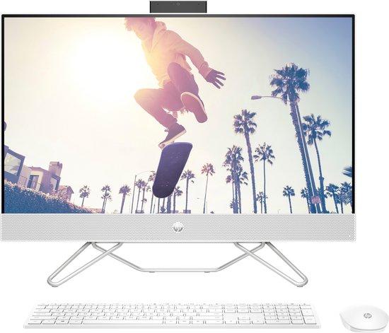 HP All-In-One CB1103NG - 23.8" FHD IPS - i3 - GeForce MX 450 - 8GB DDR4 - 256GB M.2 SSD - Zonder Windows
