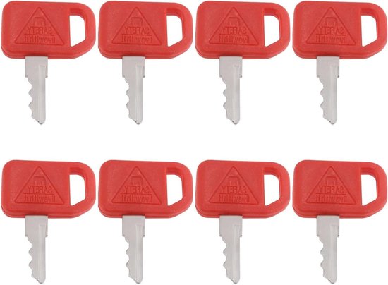 Set Van 10 Ontstekingssleutels RE183935 – Voor Tractor, Lader En Graafmachine, Compatibel Met RE71557 En RE43492, Metaal En Kunststof