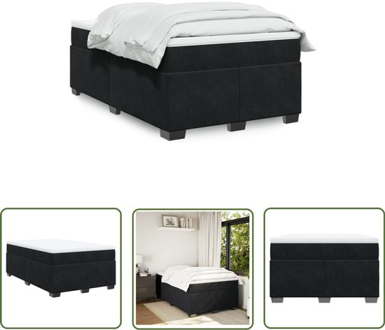 Contour cadre de lit vidaXL Boxspring met matras fluweel donkergrijs 120x190 cm3269678 Contour cadre de lit vidaXL Boxspring met matras fluweel donkergrijs 120x190 cm3269678